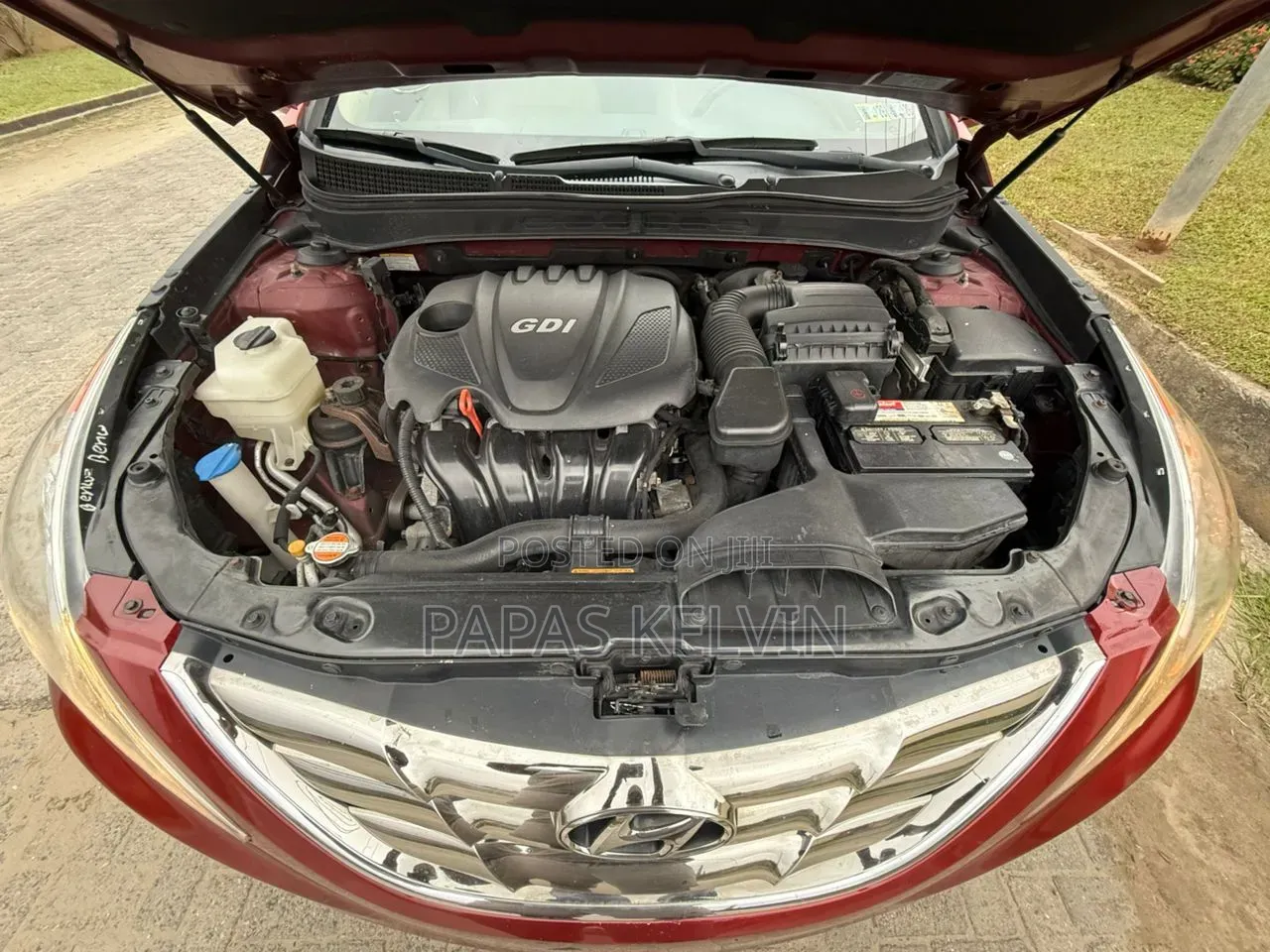 Hyundai Sonata Limited 2.0T Sedan (2.0L 4cyl 6A) 2012 Red
