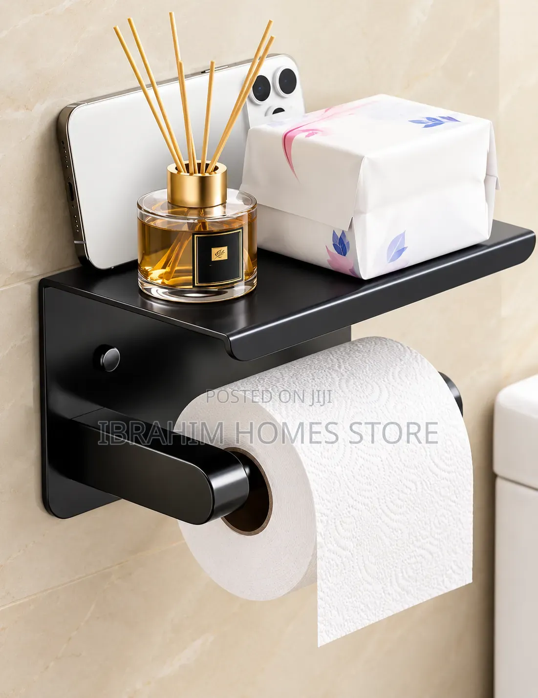 Adhesive Toilet Tissue Holder