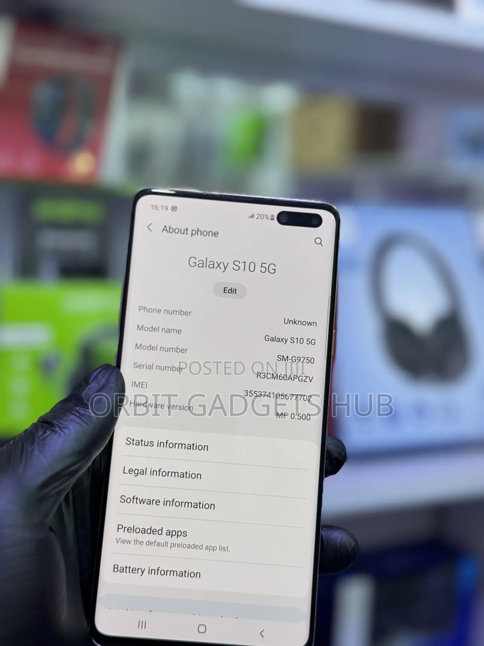 Samsung Galaxy S10 5G 256 GB Pink