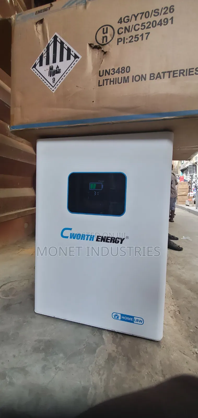 7.5kwh 24v Cworth Energy Lifepo4 Lithium Batteries