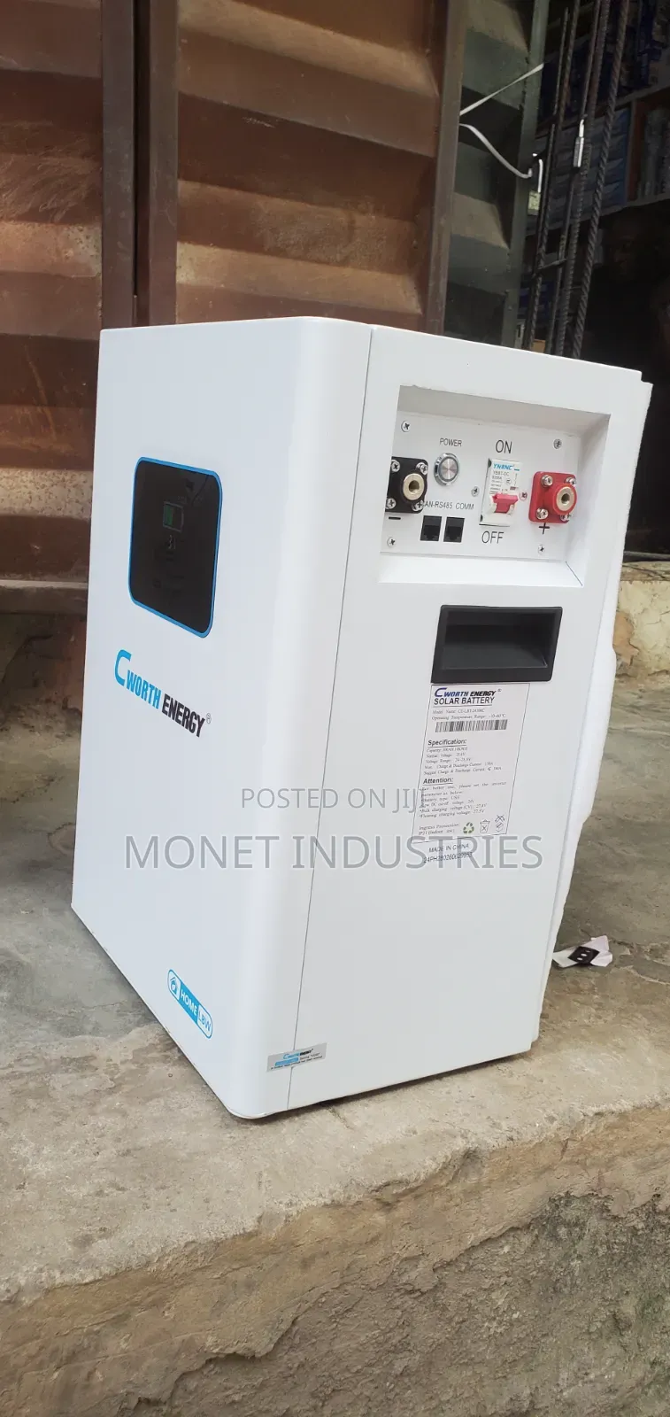 10kwh 24v Cworth Energy Lifepo4 Lithium Battery