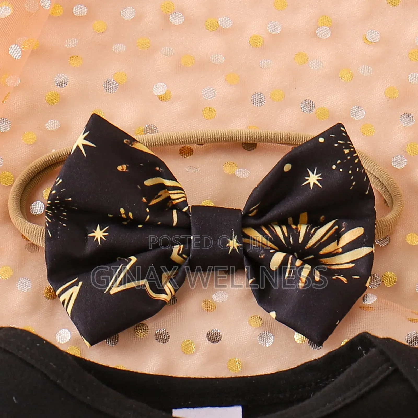 Baby Girls' My 1st New Year Outfit With Bodysuit, Skirt and Headband