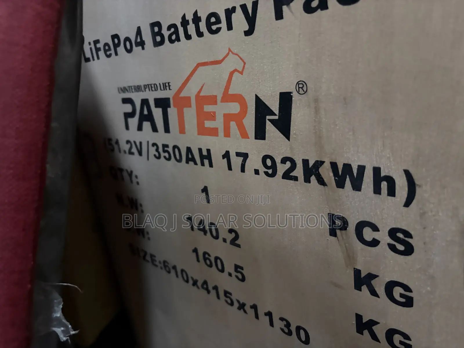 Pattern 17KWh Lithium Battery