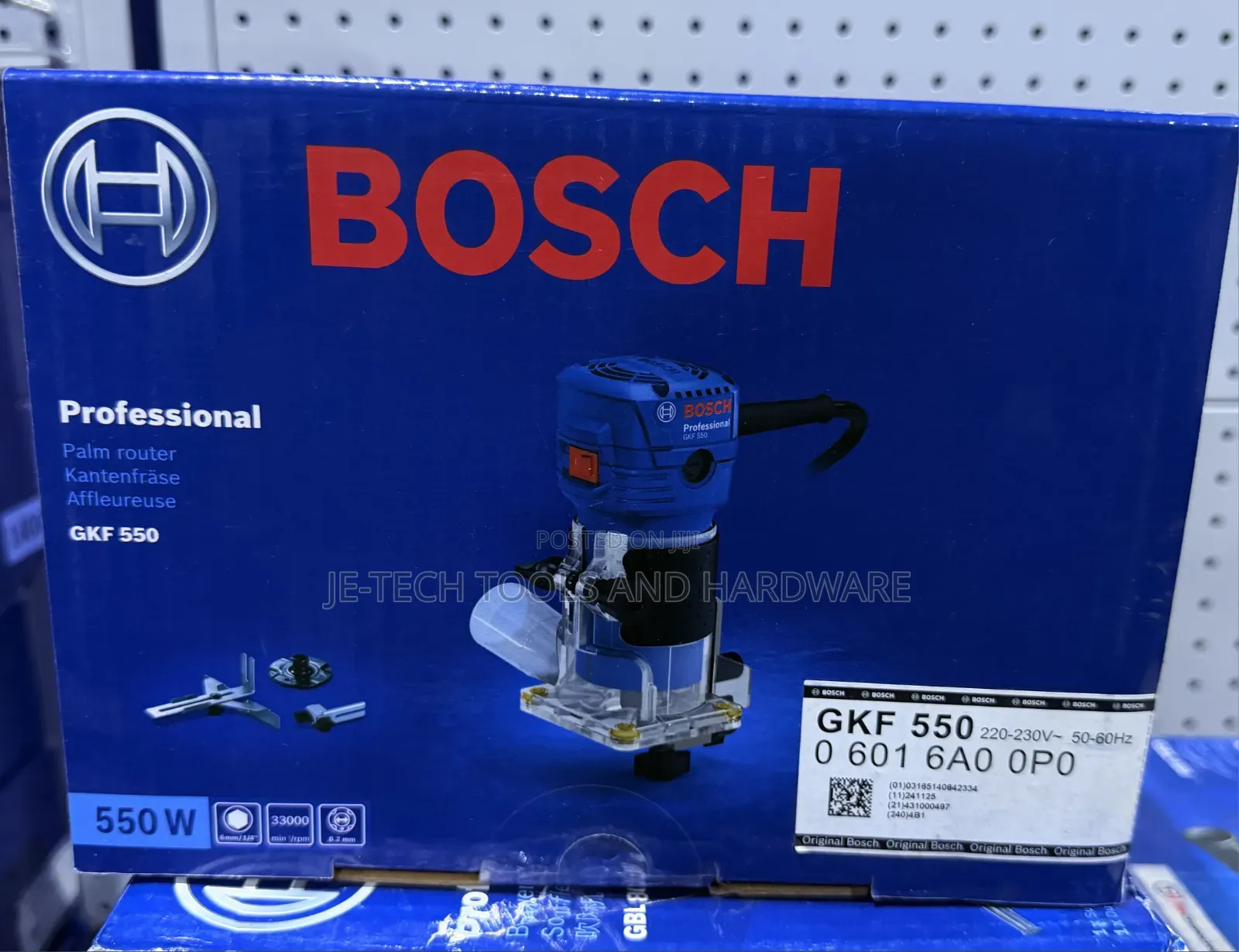Bosch GKF 550 Professional Palm Router Compact 550W Wood Trimmer