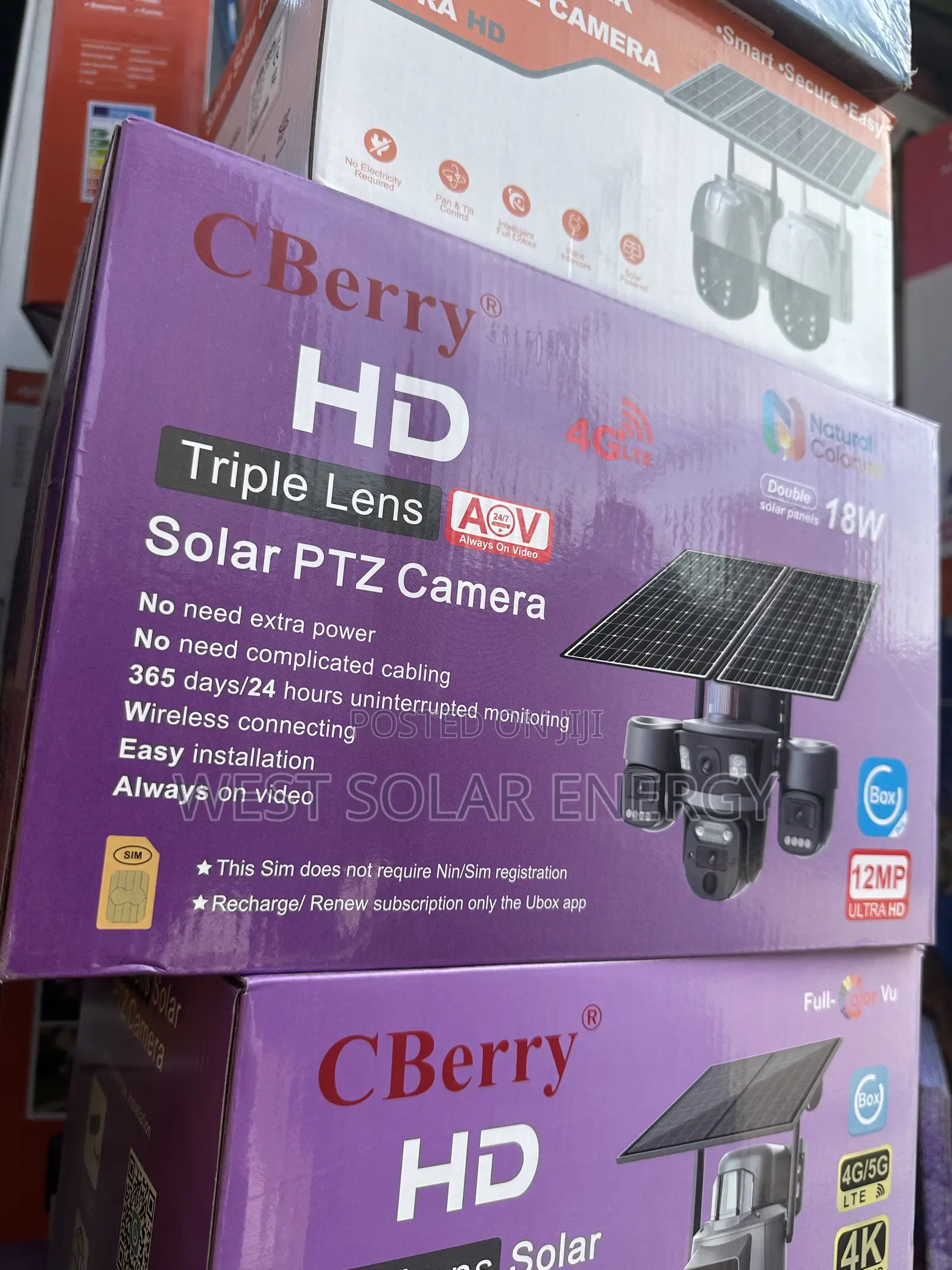 CBerry HD Tripple Lens Solar Camera