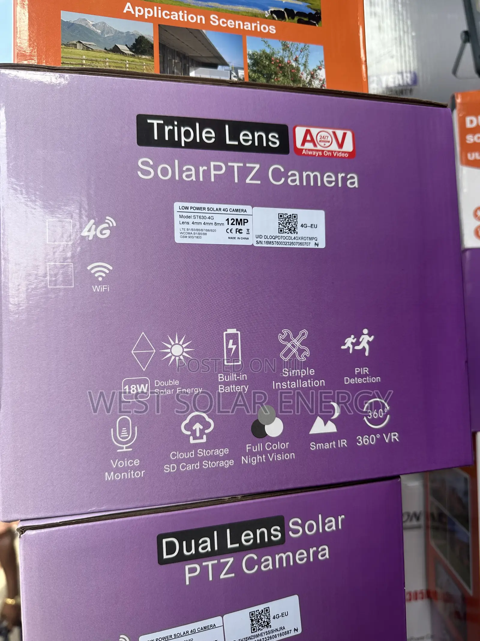 CBerry HD Tripple Lens Solar Camera