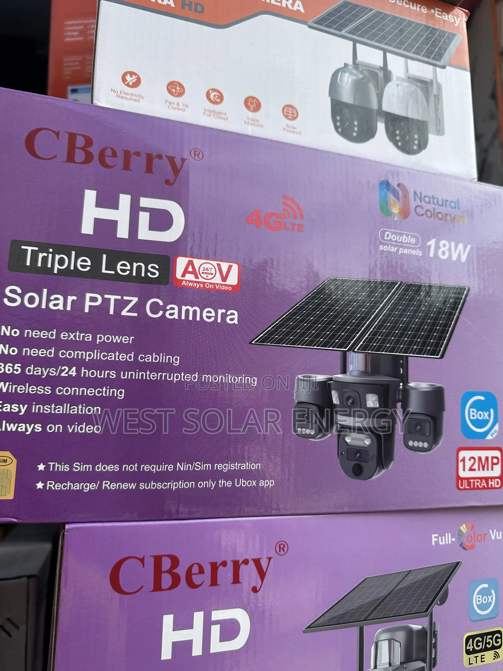 CBerry HD Tripple Lens Solar Camera