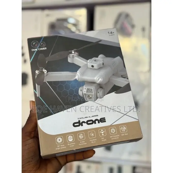 Smart Brushless Foldable Drone With Dual Camera, HD Wide-Angle Lens