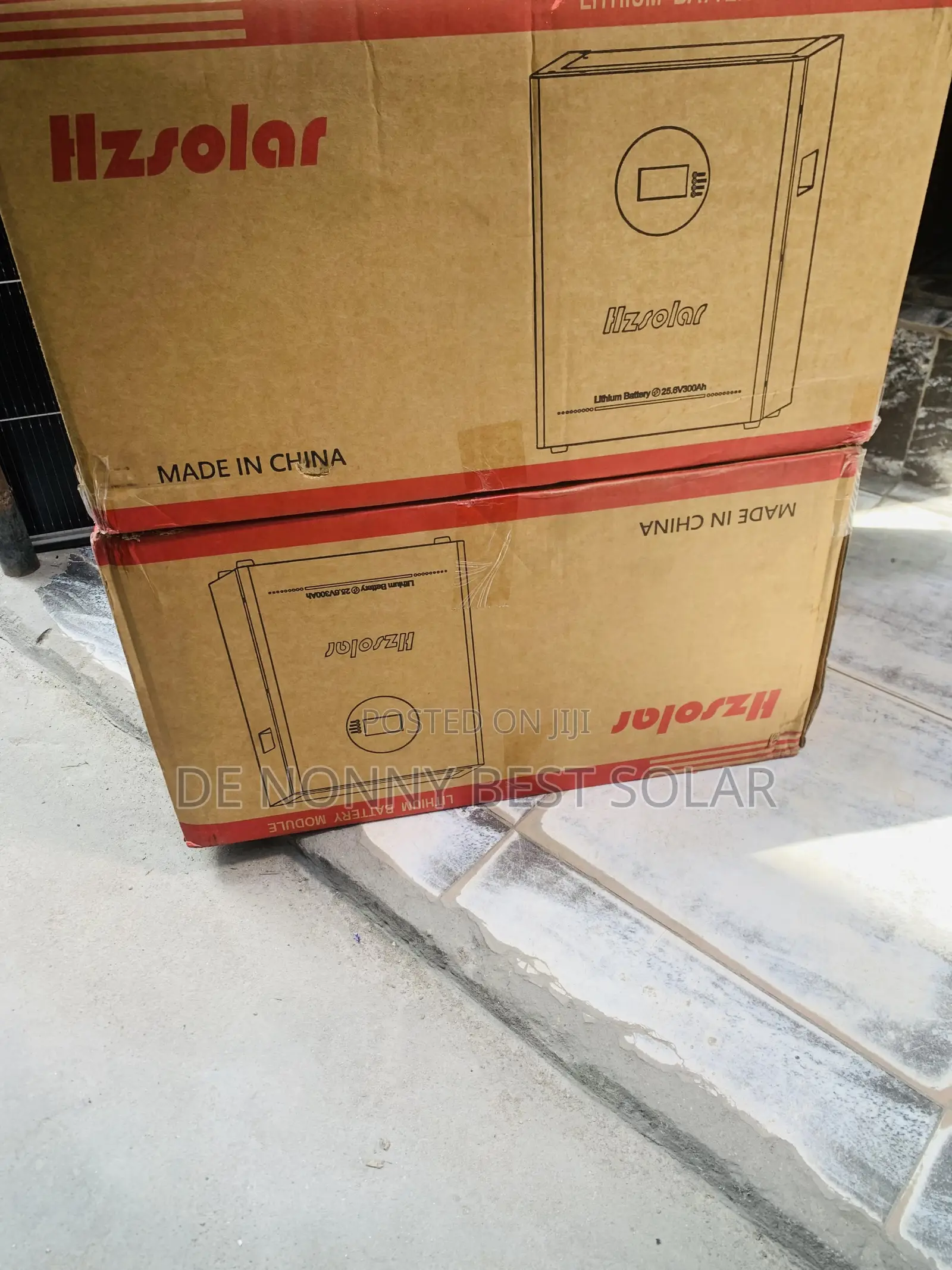 7.68kwh 24V HZ Solar Lithium Ion Battery