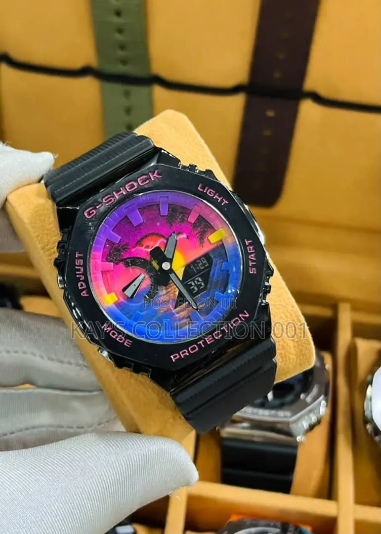G Shock Wrist Watch Steel Haed