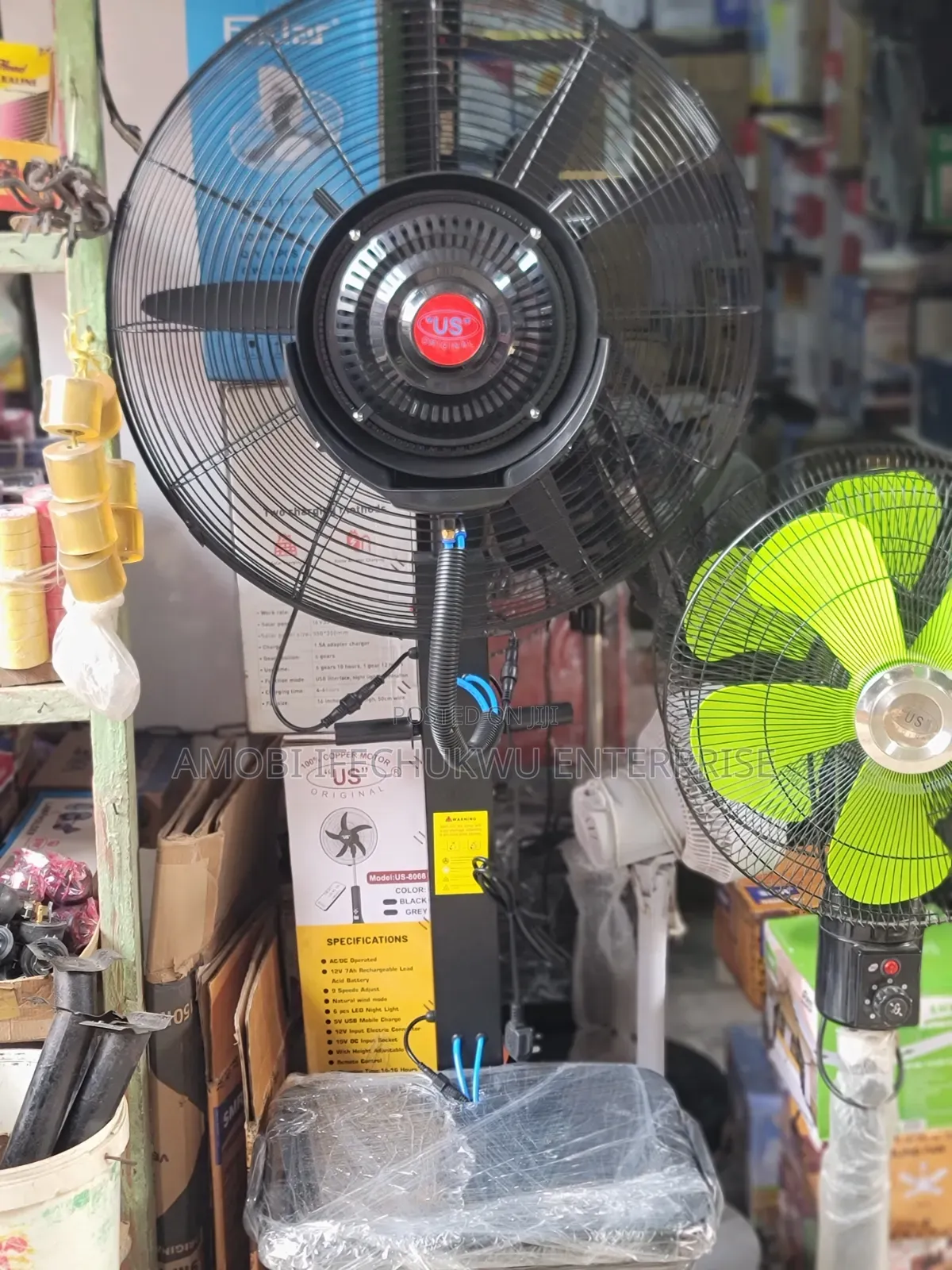 30"inches Us Industrial Mist Fan Standing