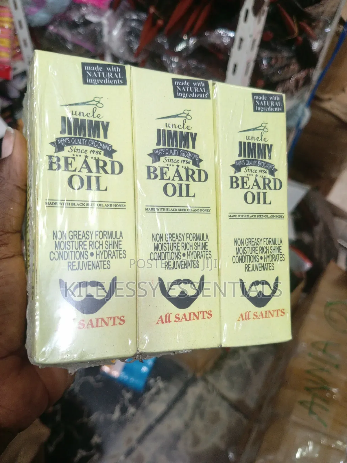Uncle Jimmy Beard Growth Oil – Beard Care & Moisturizing Oil