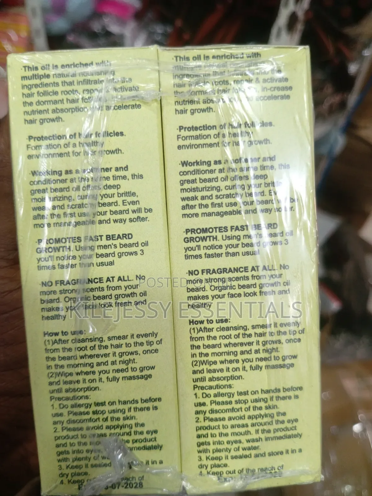 Uncle Jimmy Beard Growth Oil – Beard Care & Moisturizing Oil