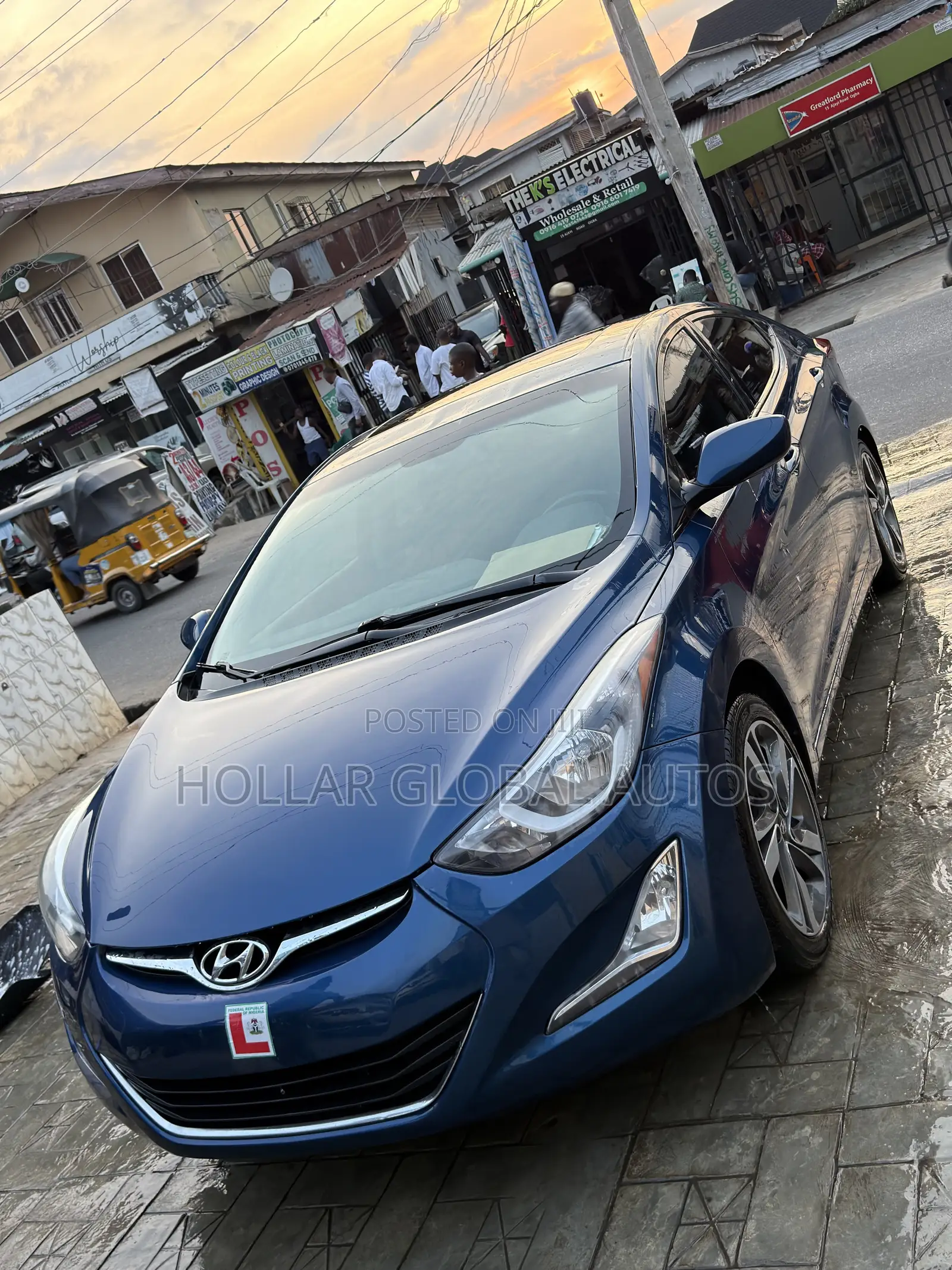 Hyundai Elantra 2015 Blue