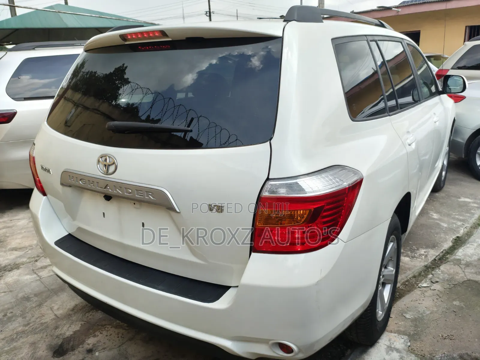 Toyota Highlander Sport 2008 White