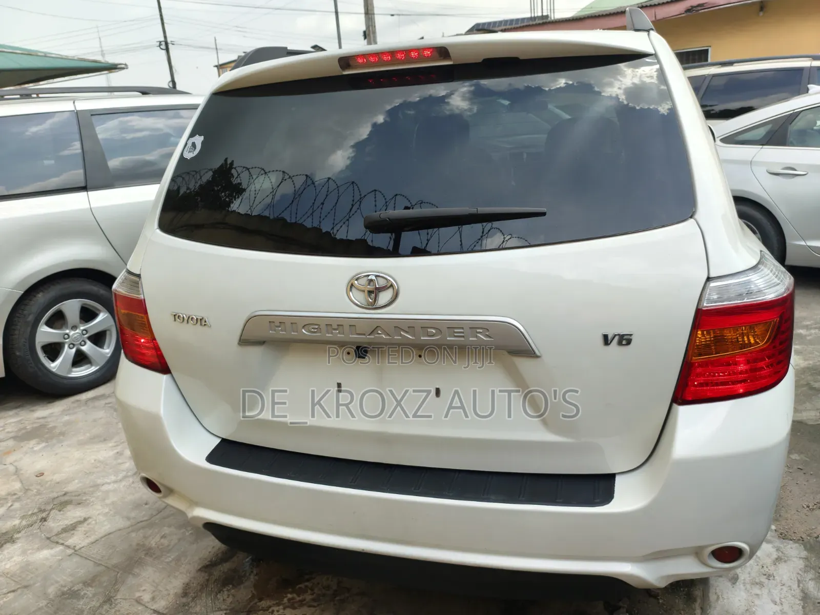 Toyota Highlander Sport 2008 White