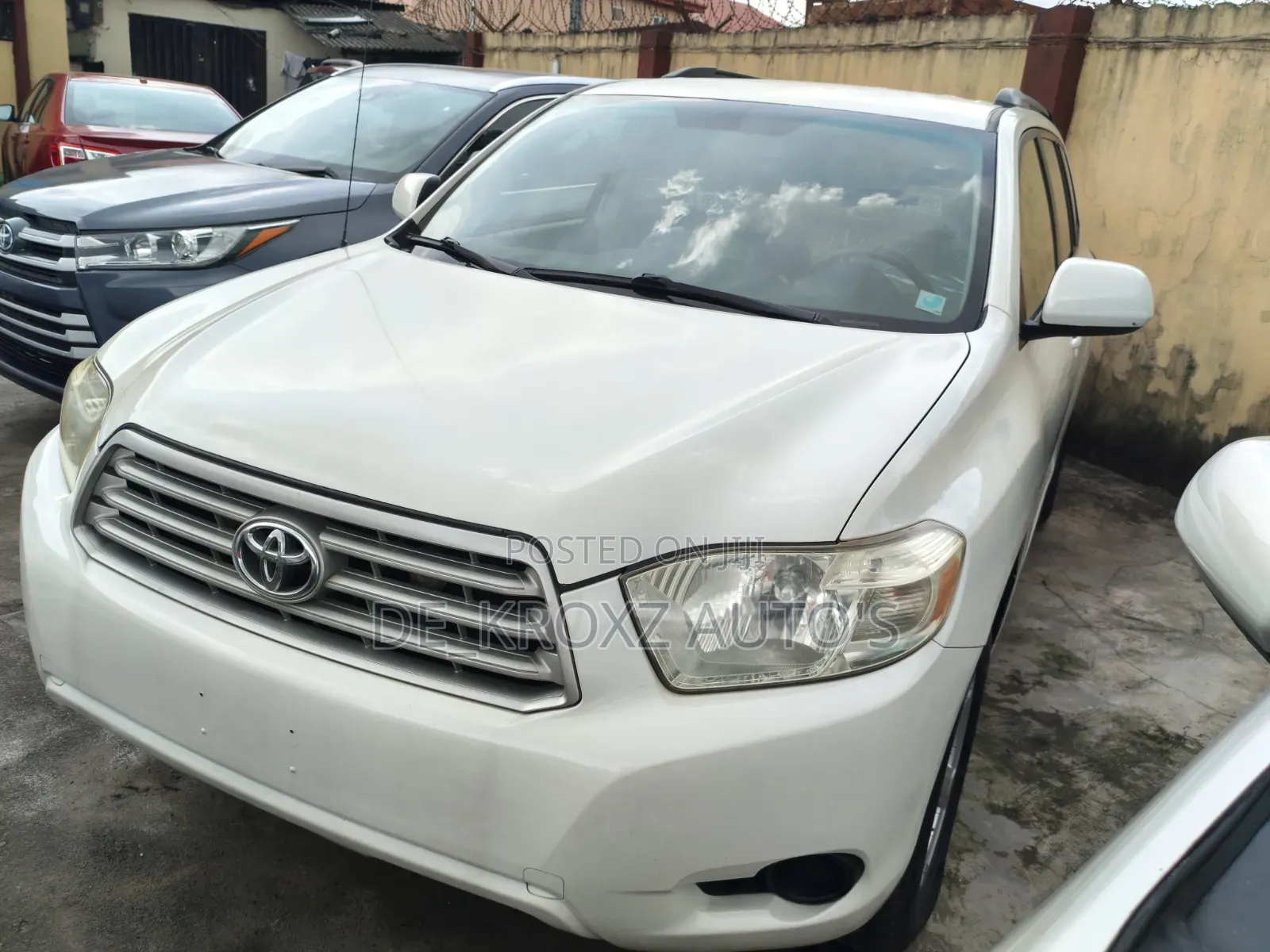 Toyota Highlander Sport 2008 White