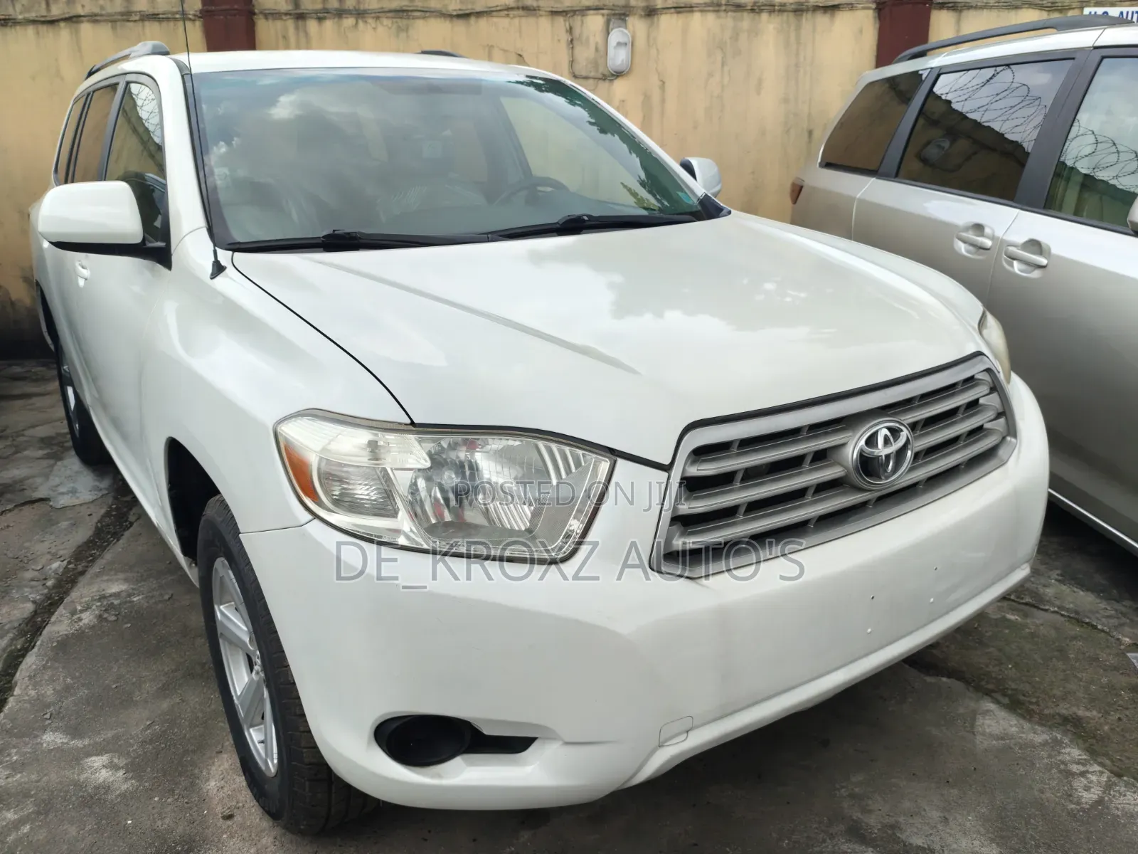 Toyota Highlander Sport 2008 White