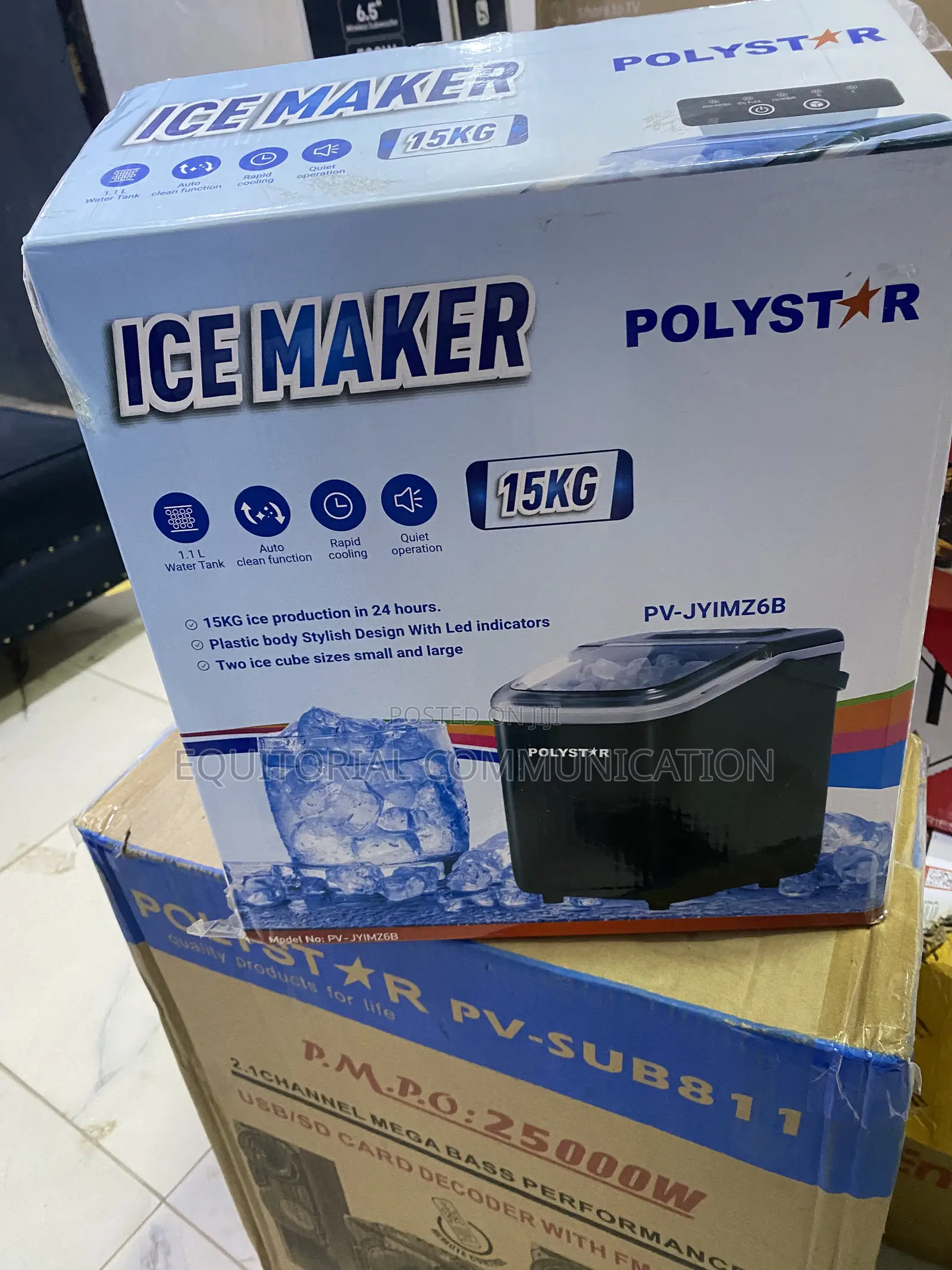 Polystar PV-JYIMZ6B Ice Production Machine 15KG