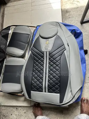 Universe Best Quality Seat Cover Ash and Black