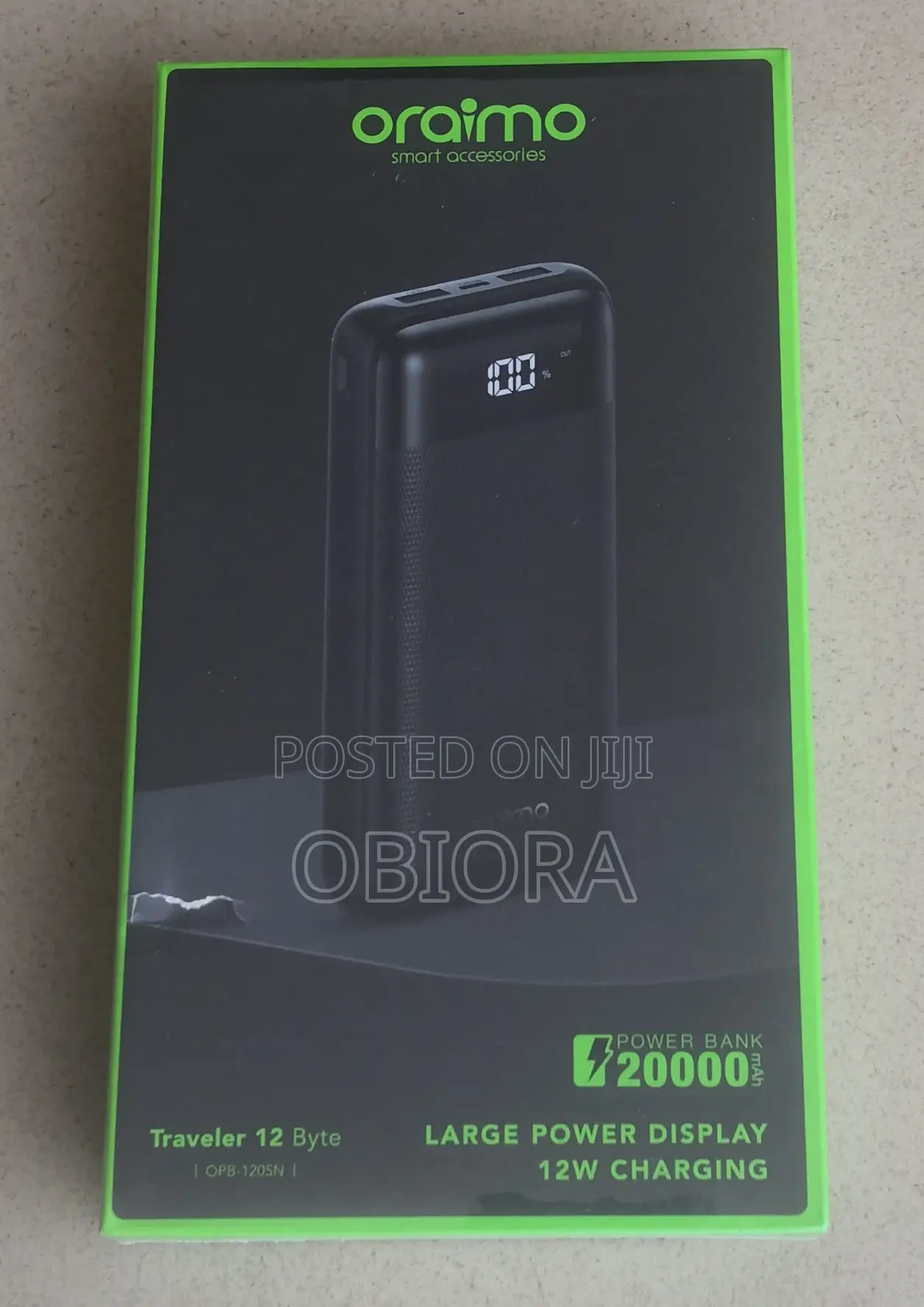 Oraimo Traveler 12 Byte Power Bank 20000mAh
