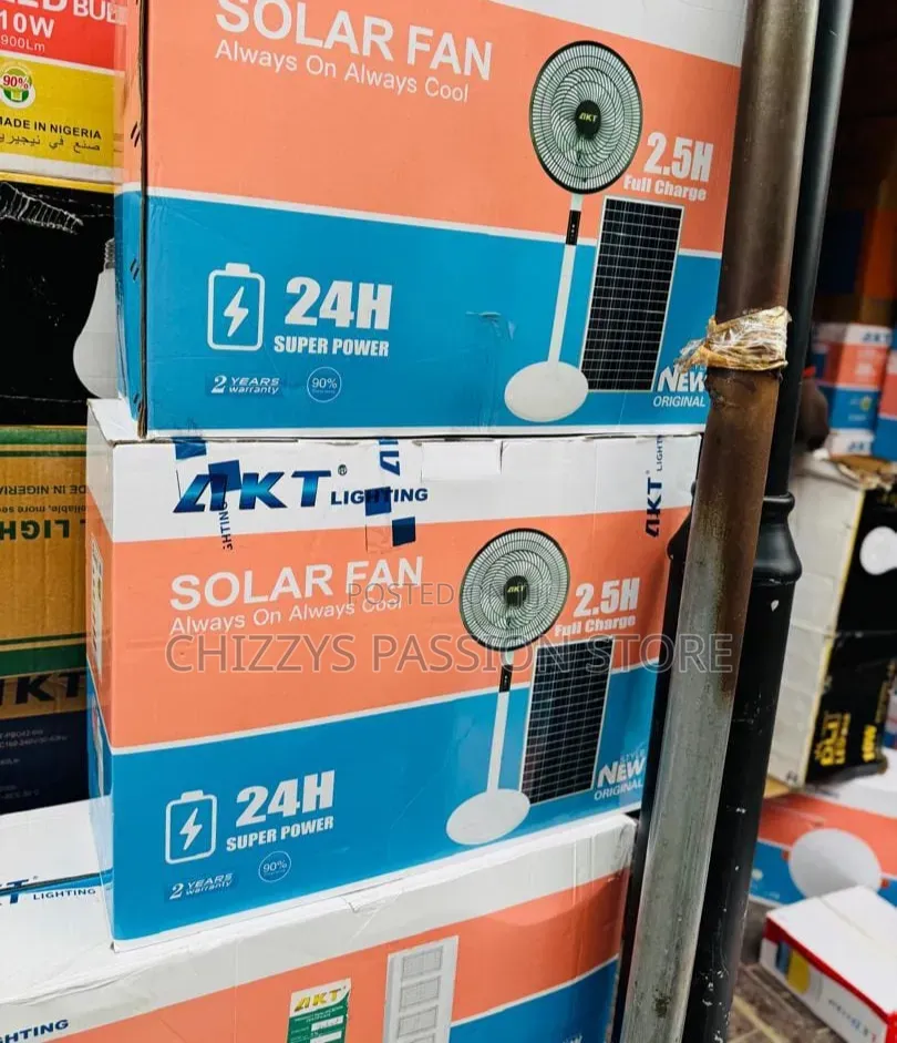 Akt Lighting Solar Fan,