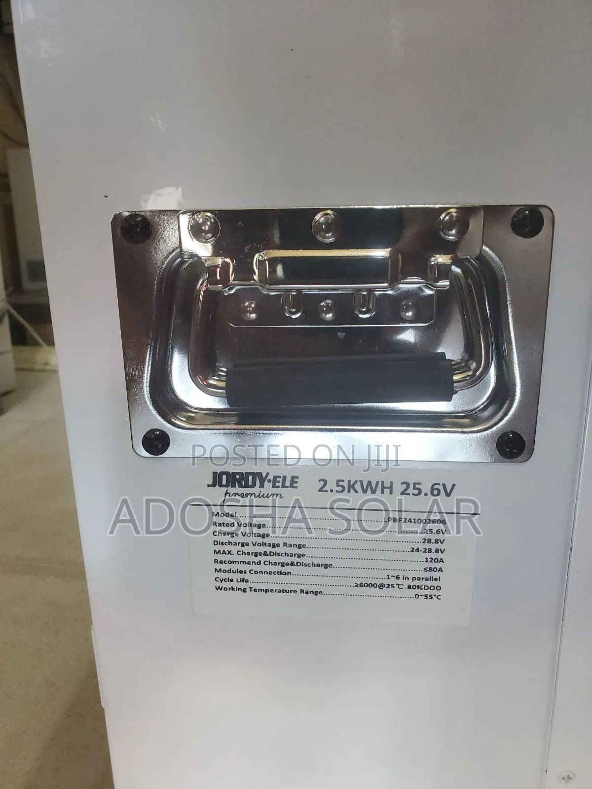 2.5kwh /25.6v Jordy-Ele Battery