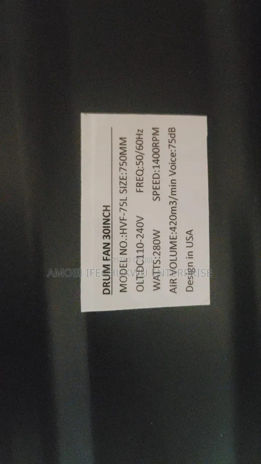 30"inches Floor Fan