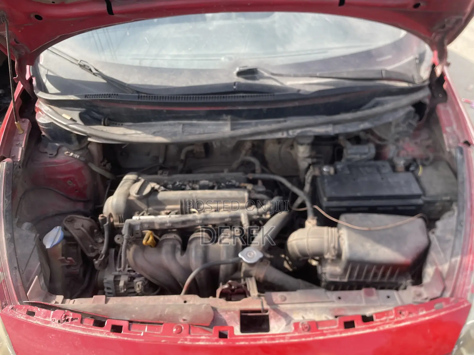 Kia Rio LX 4dr Sedan (1.6L 4cyl 6M) 2012 Red