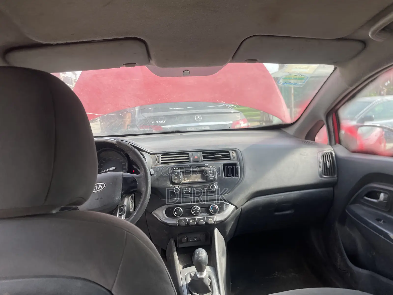 Kia Rio LX 4dr Sedan (1.6L 4cyl 6M) 2012 Red