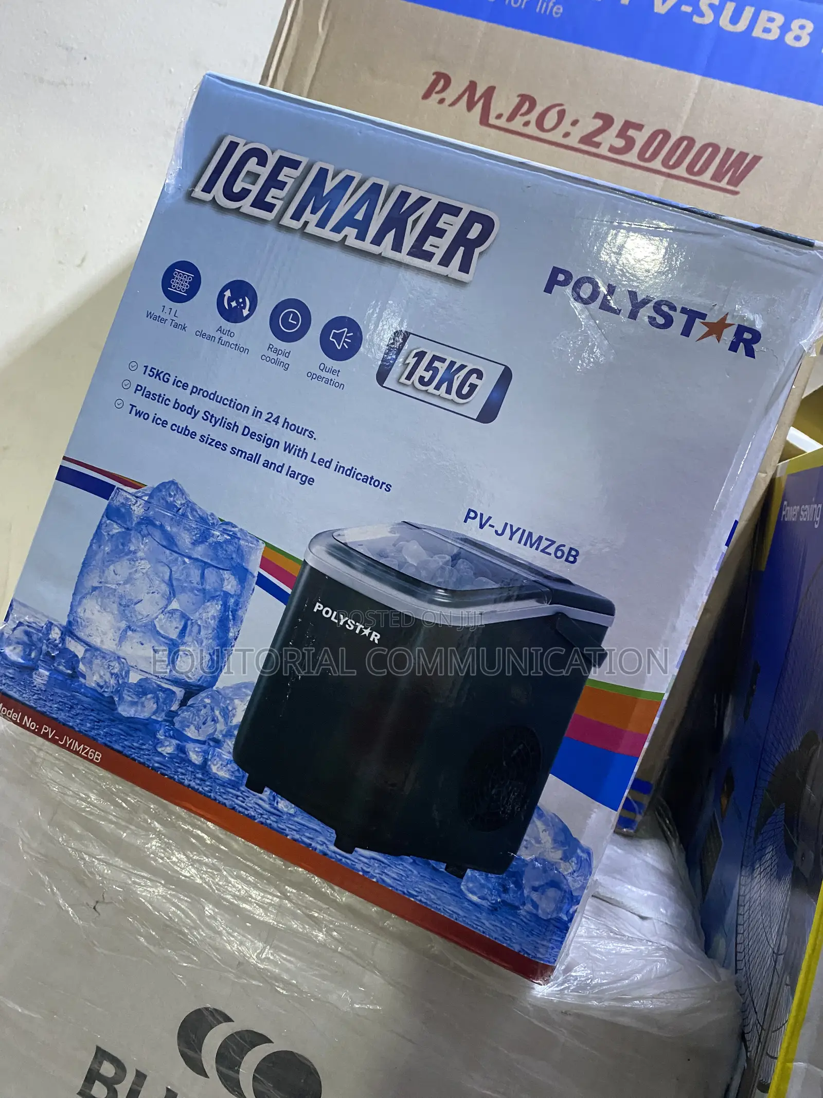 Polystar 15KG Ice Maker for Small Business Use