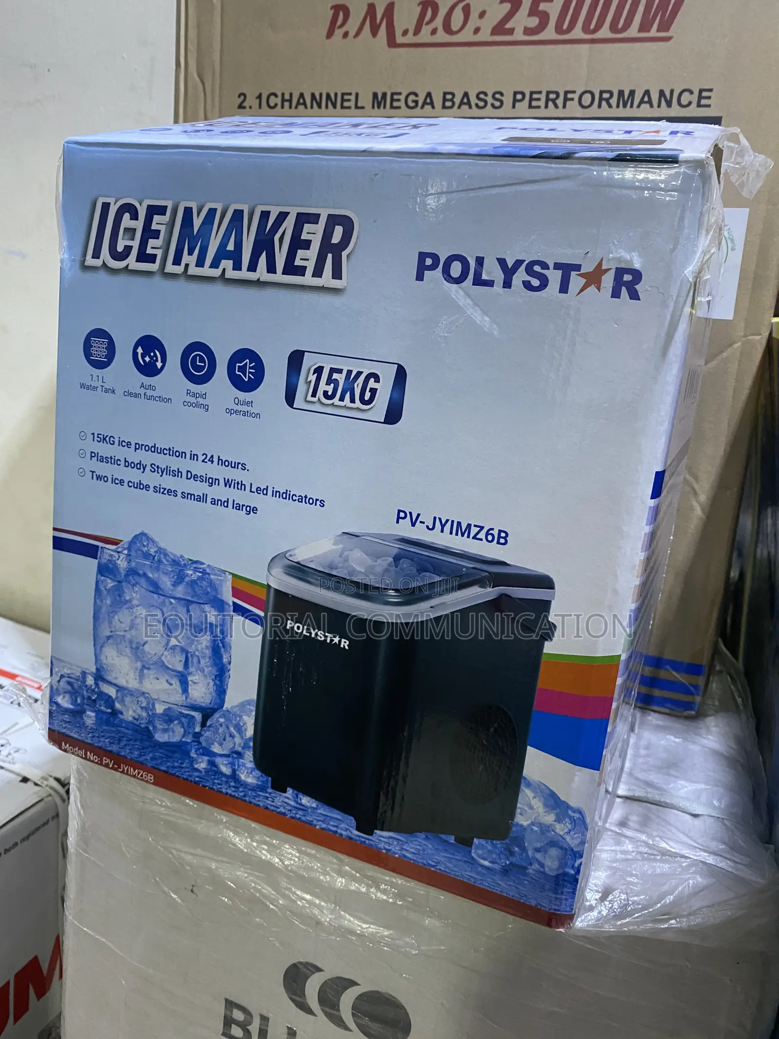 Polystar PV-JYIMZ6B 15KG Ice Maker for Entertaining