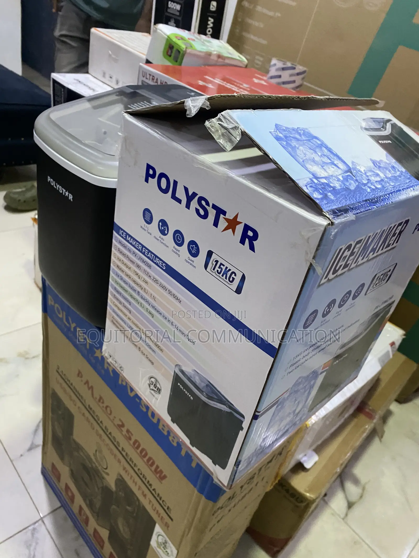 Polystar PV-JYIMZ6B 15KG Ice Maker for Your Kitchen