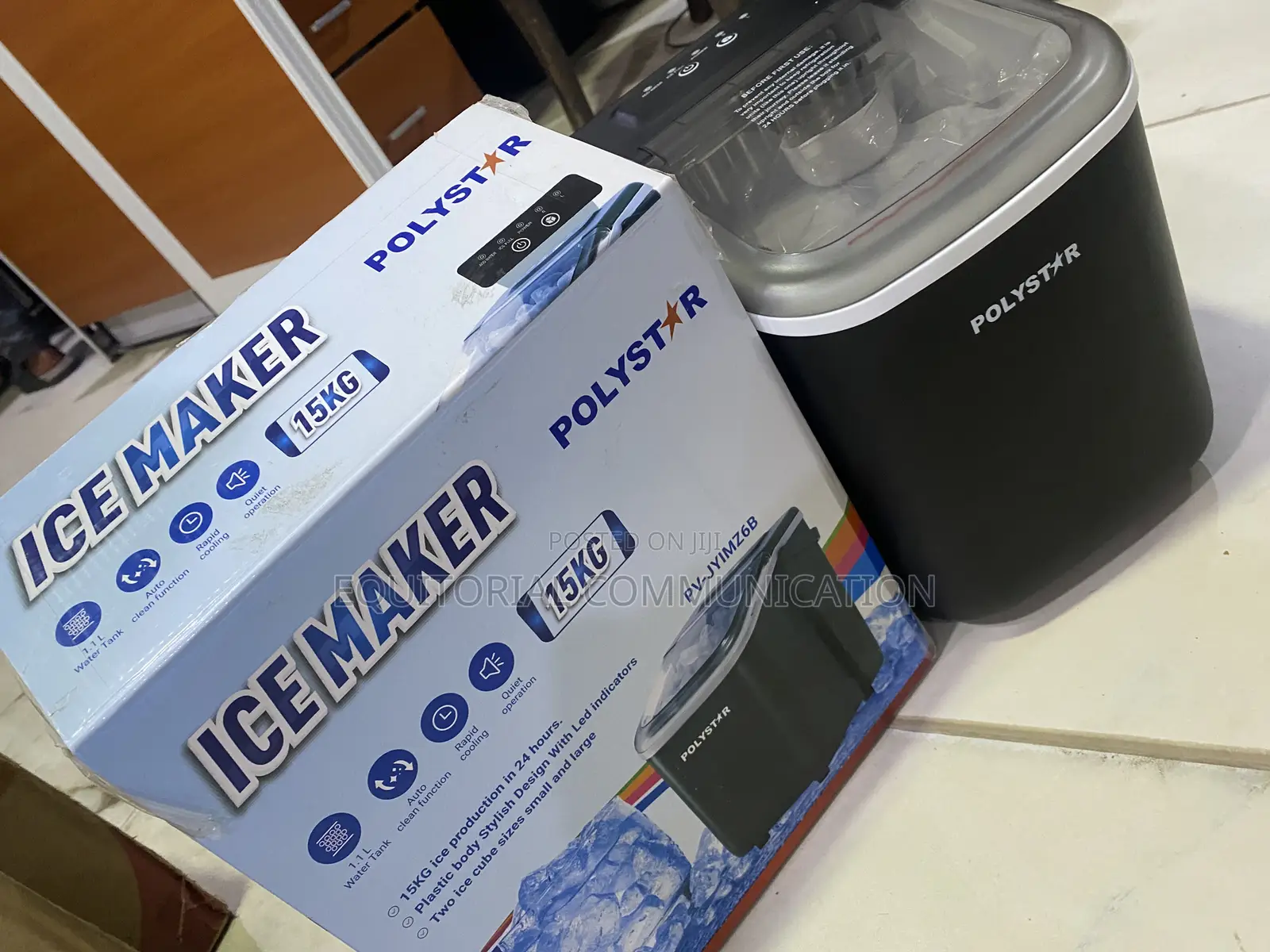 Polystar PV-JYIMZ6B 15KG Ice Maker for Your Kitchen
