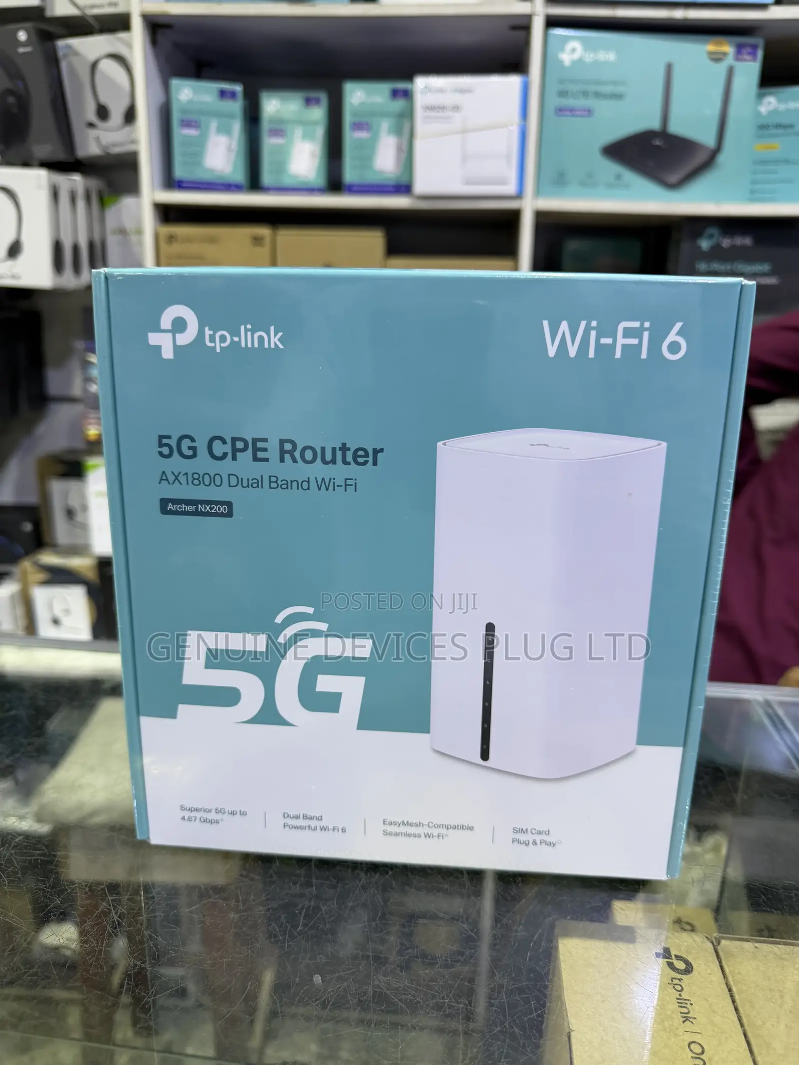 TP-Link AX1800 5G CPE Router Dual Band NX200