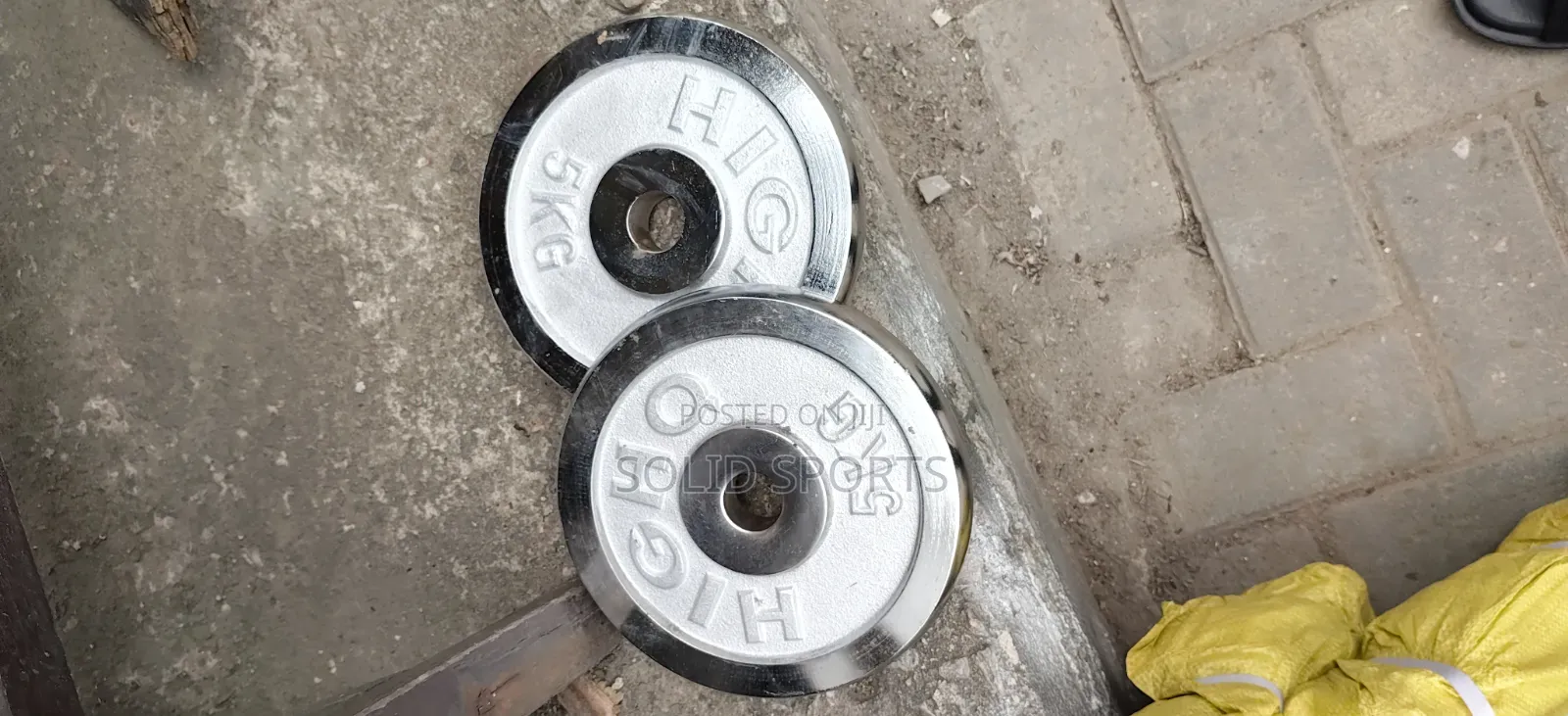 10kg Chrome Dumbbell Plate