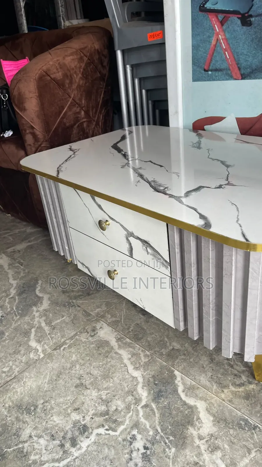 Modern Luxury Coffee Table / Center Table – Elegant Living Room