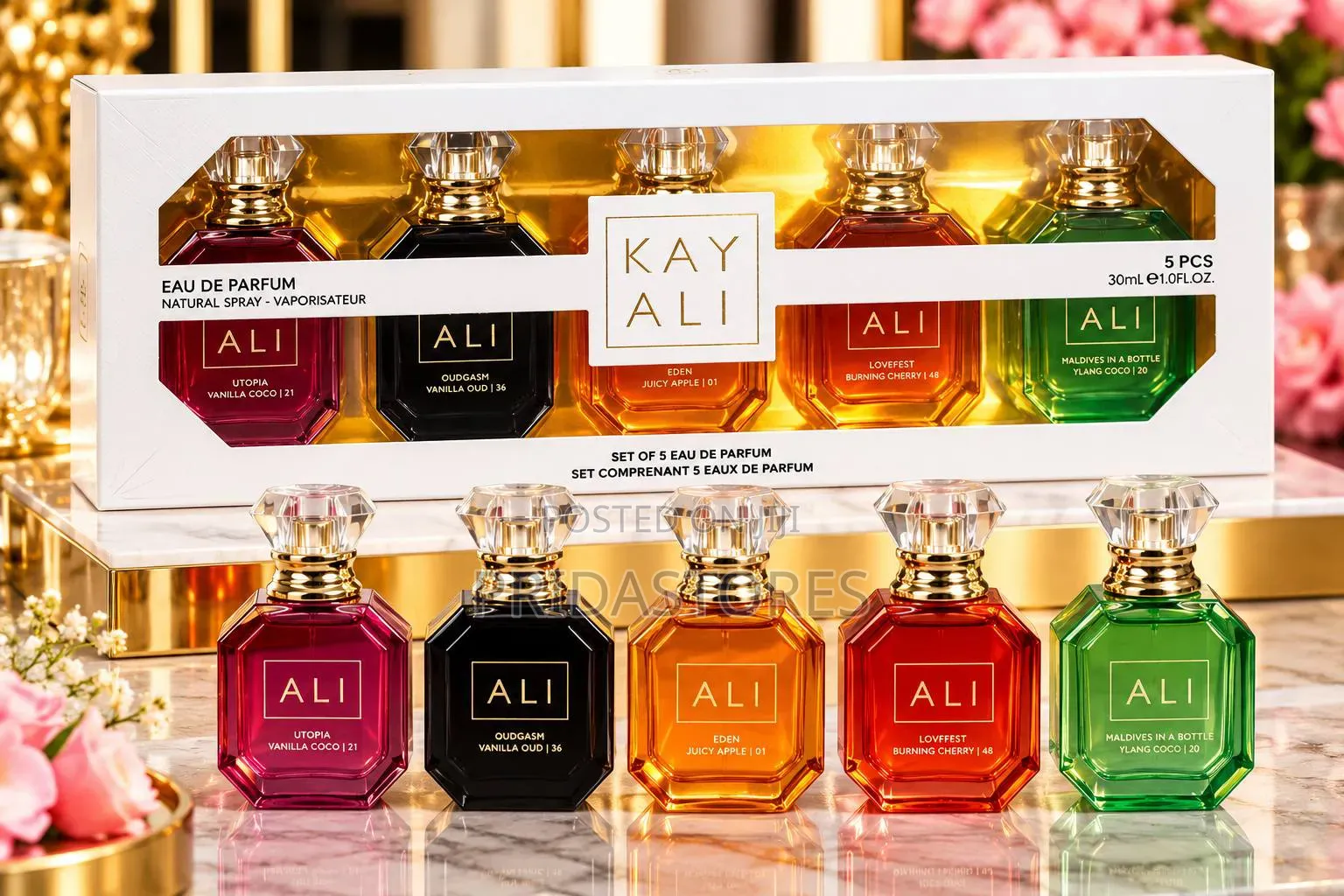 Kayali Luxury Perfume Gift Set – 5 Pieces