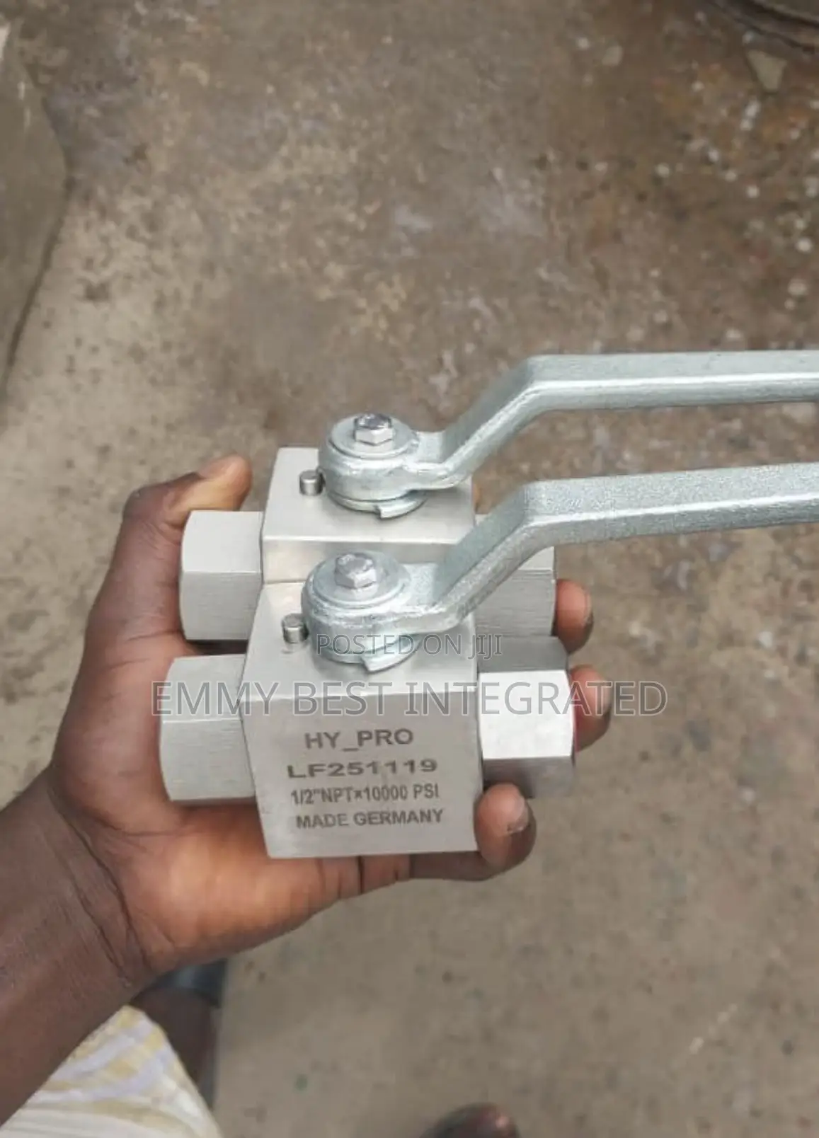 1/2" NPT X 10000 PSI High-Pressure Hydraulic Ball Valve