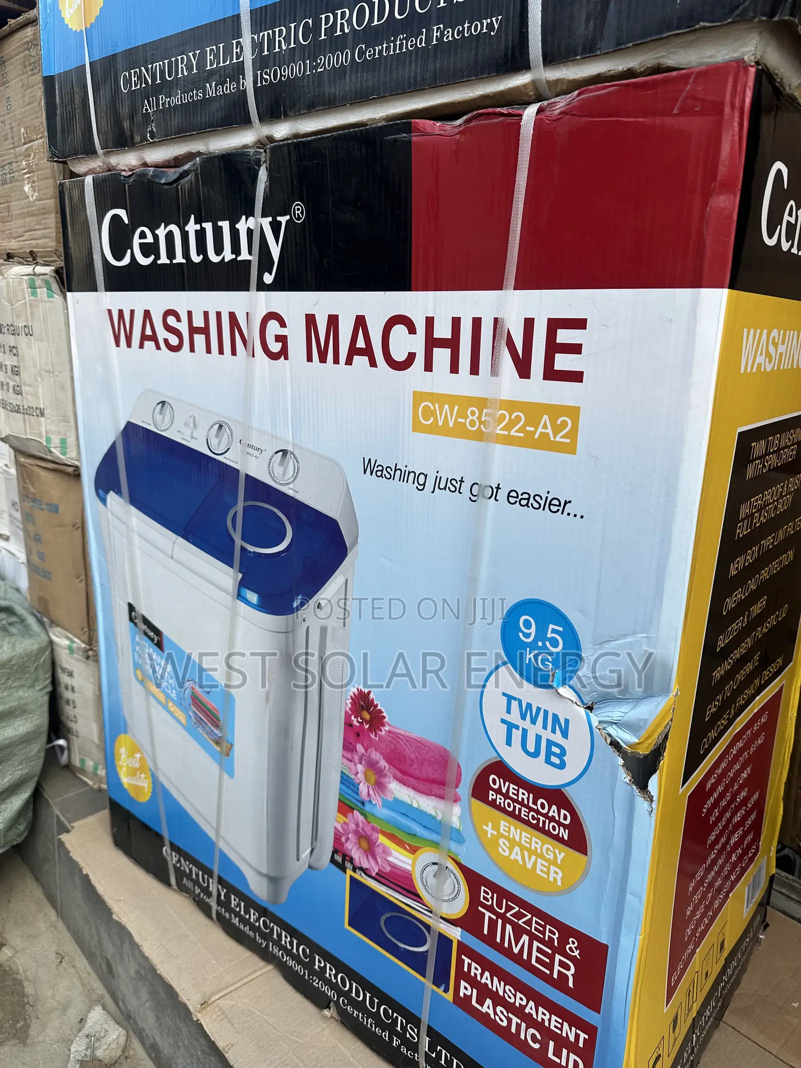 9.5KG Century Washing Machine