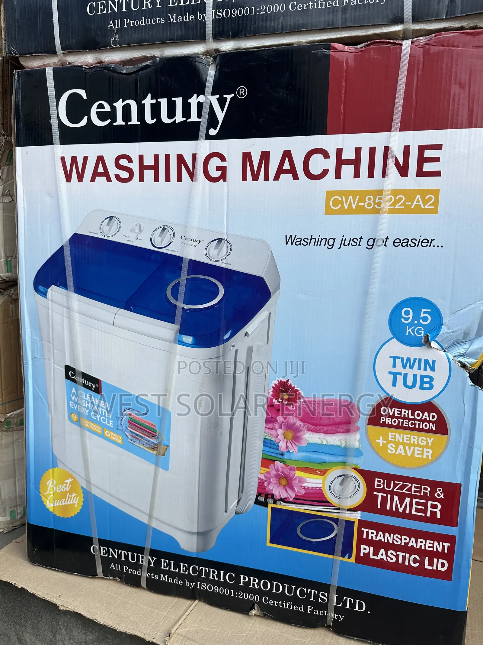 9.5KG Century Washing Machine