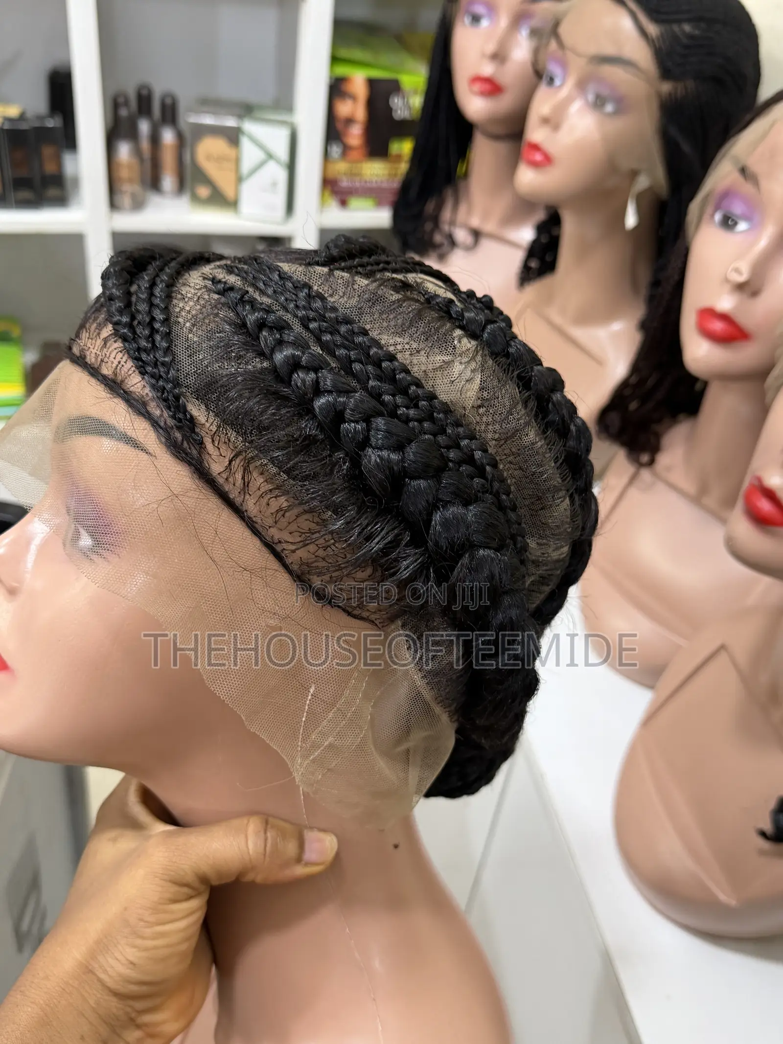 Ghana Weaving / Braided Comfy Wig for Women
