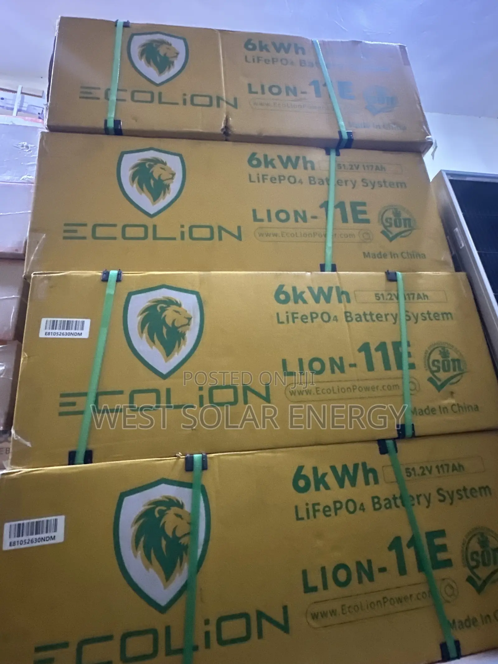 6kwh 51.2V EcoLion Lithium Ion Battery