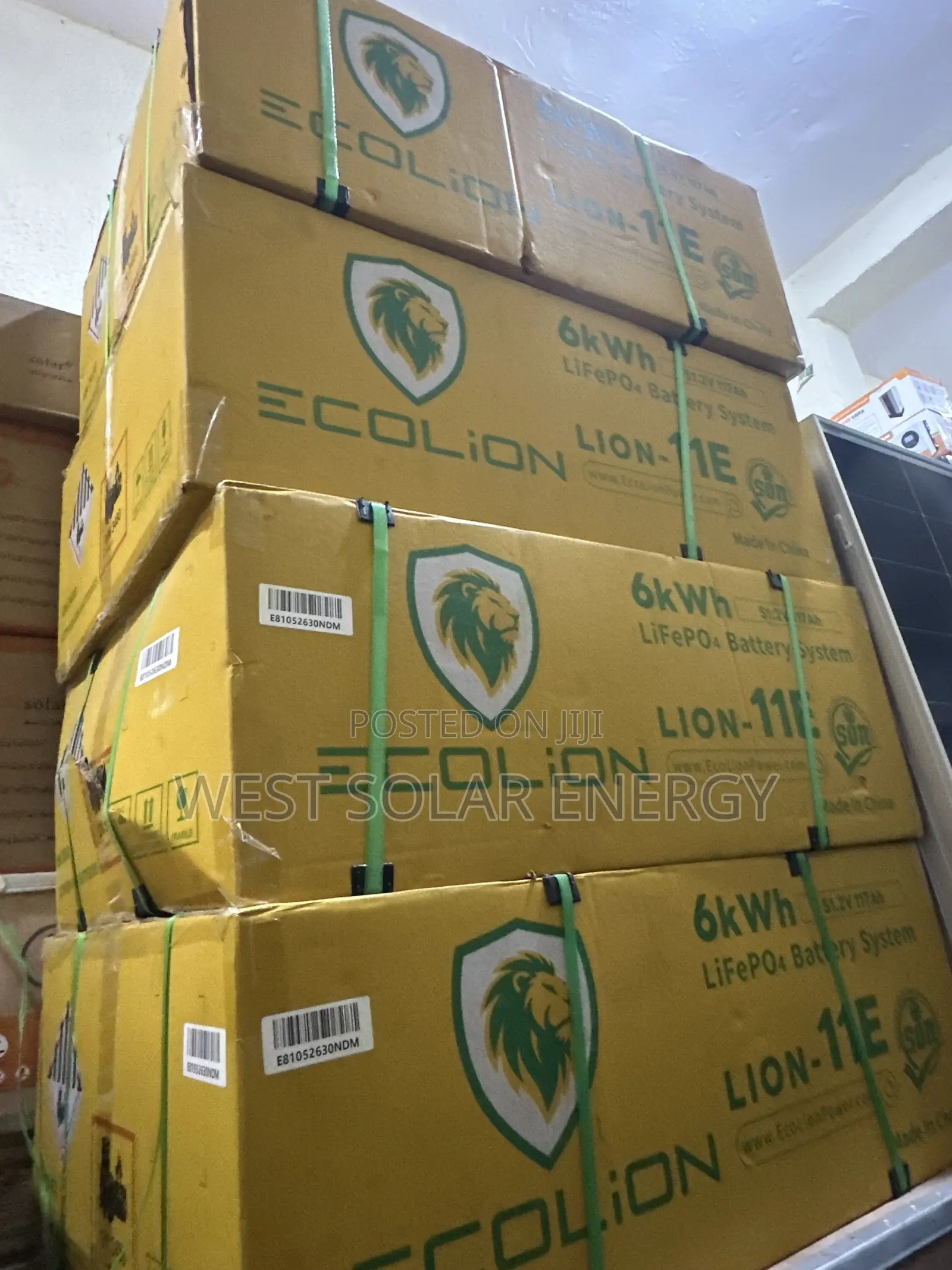 6kwh 51.2V EcoLion Lithium Ion Battery