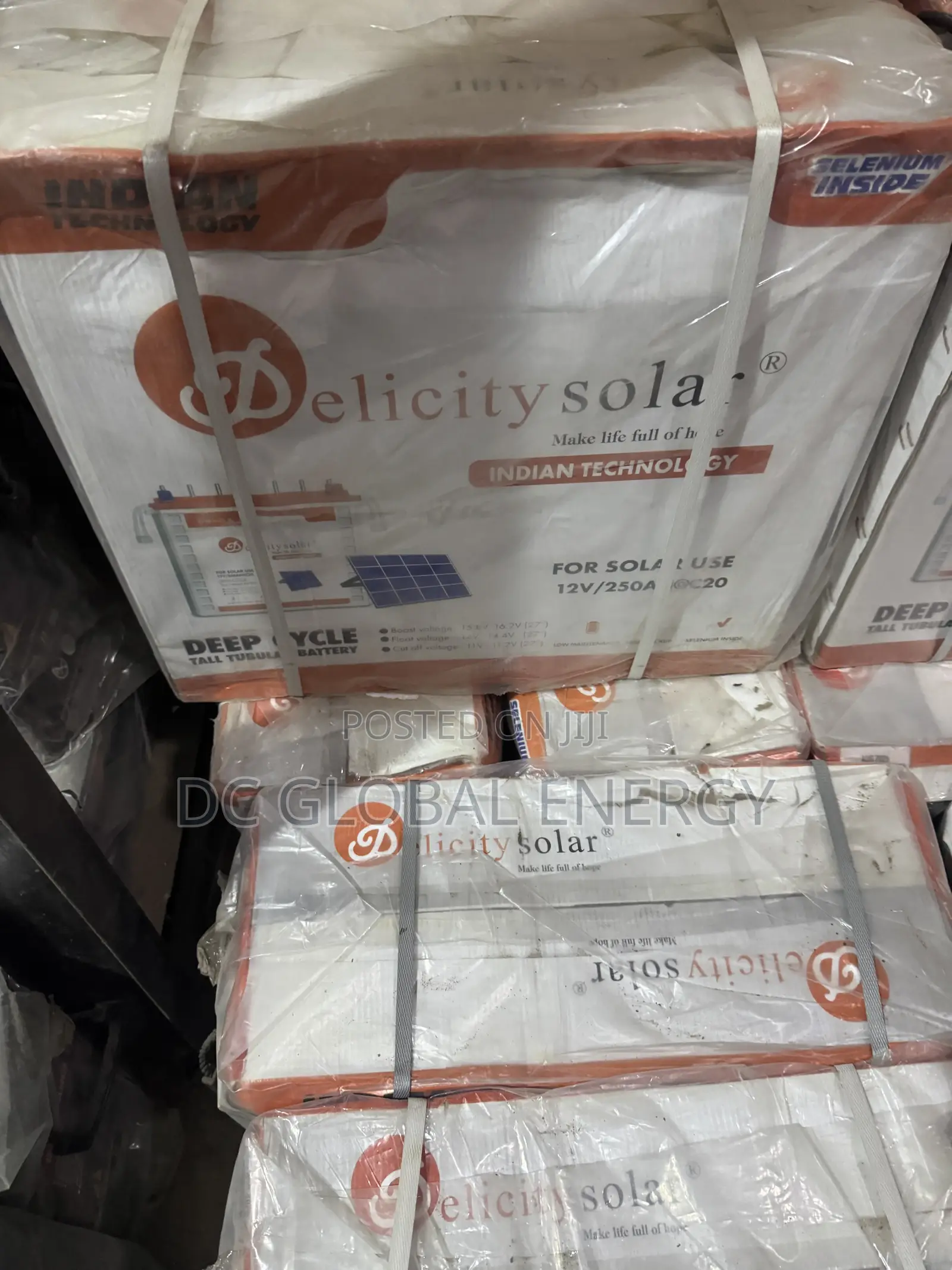 240ah Delicity Tubular Battery 12v