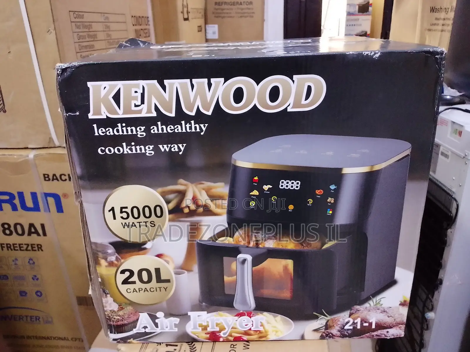 Premium Kenwood Air Fryer 15000W With 20L Capacity