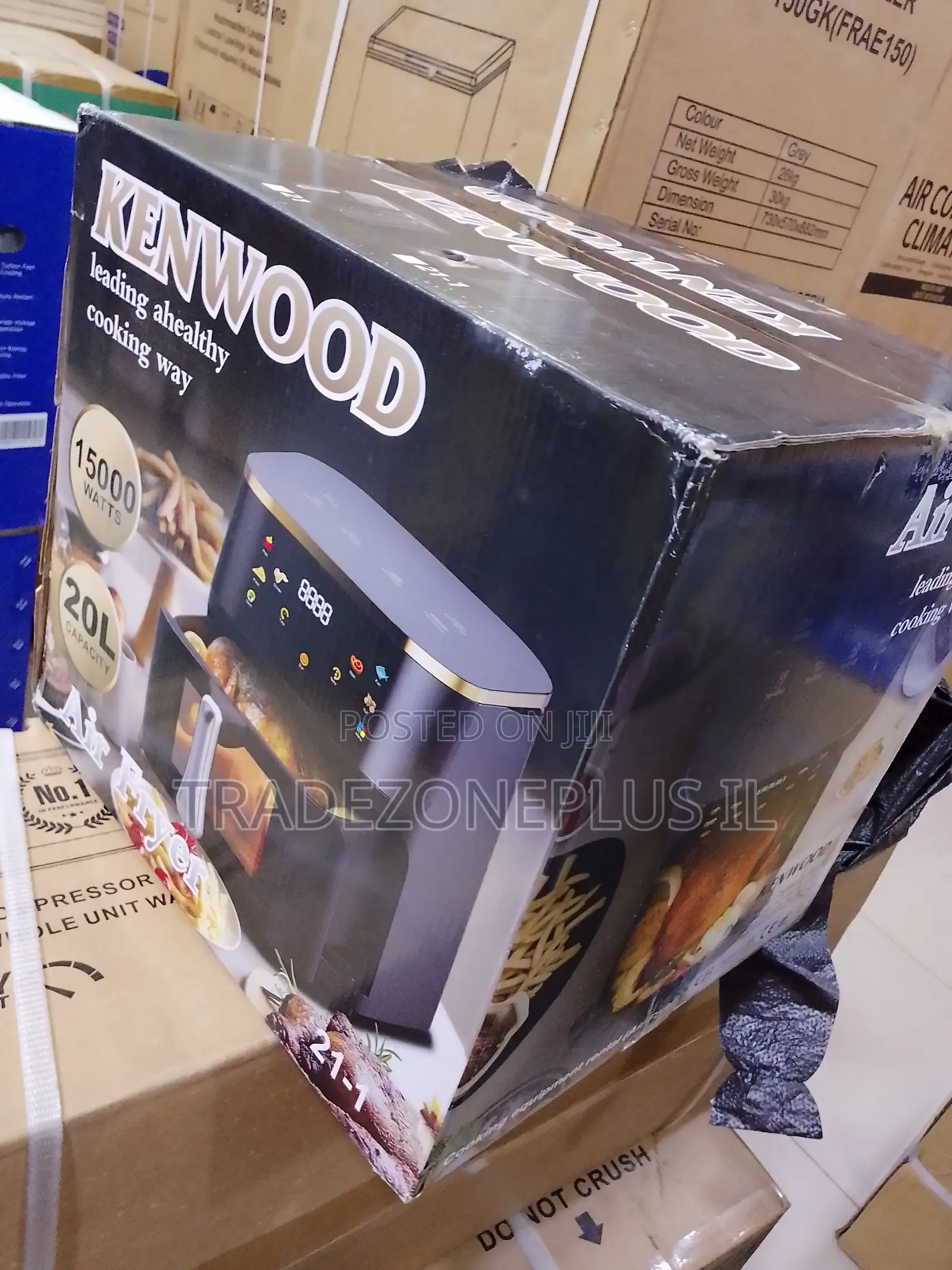 Large 20L Kenwood Air Fryer 15000W for Family Cooking