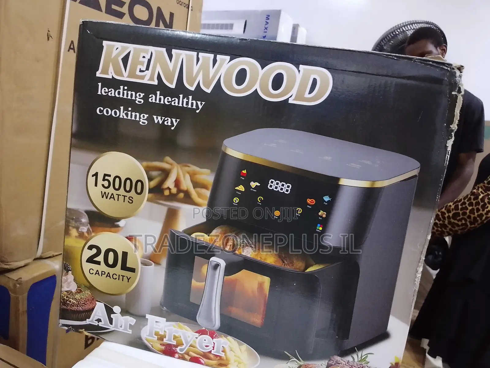 Family Size Air Fryer Kenwood 15000W 20L Capacity