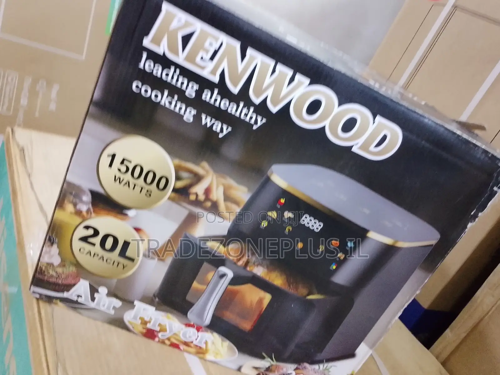 Large Capacity Cooking With Kenwood Air Fryer 15000W 20L