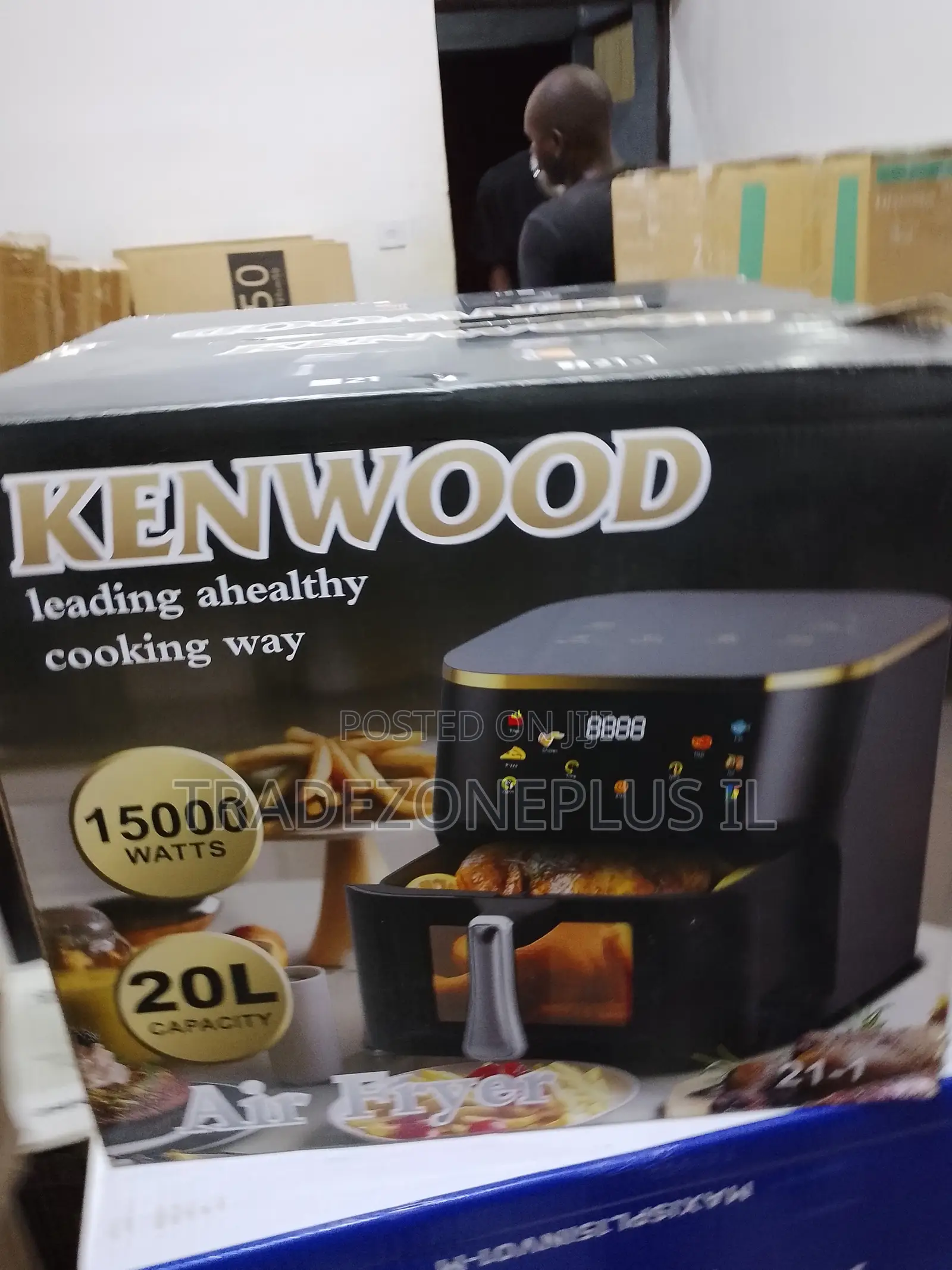 Excellent Kitchen Addition Kenwood Air Fryer 20L 15000W